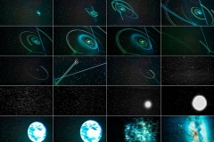 Antonia Zimmermann / movielines deep-space / Collage